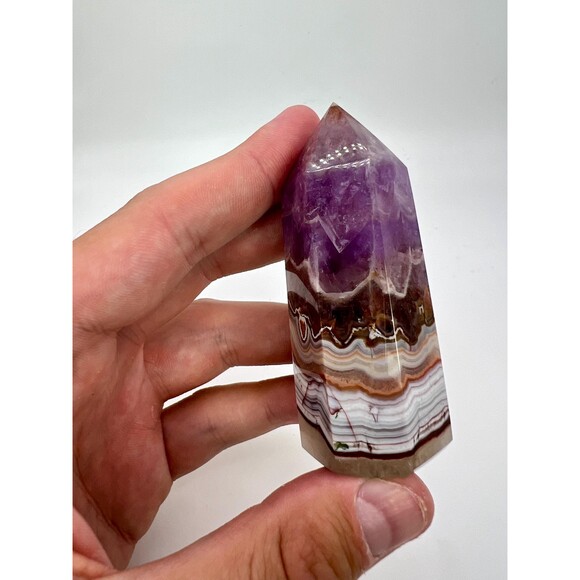 Super Seven Tower - Super 7 Crystal Point - Rare Crystal - Crystal Healing - Picture 1 of 4